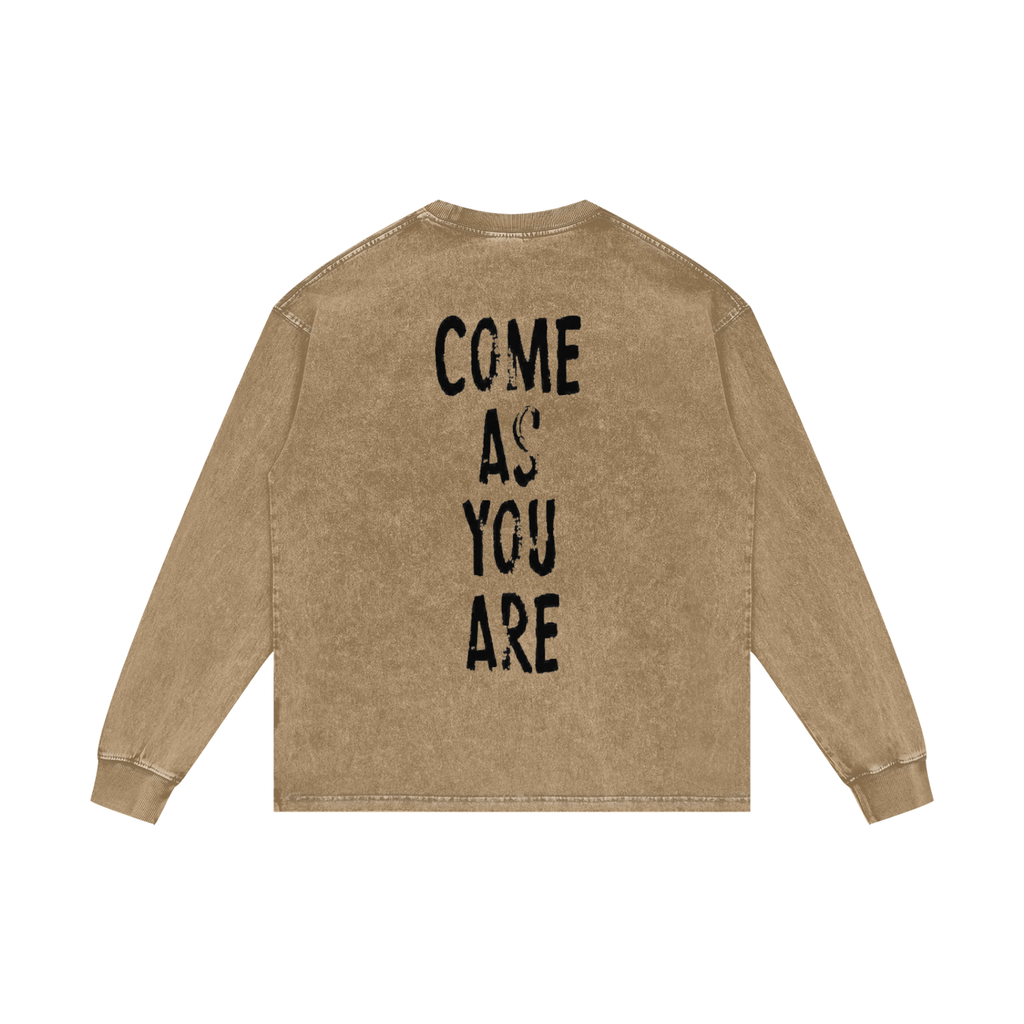 ASYOUARE. Oversize Long Sleeve T-Shirt