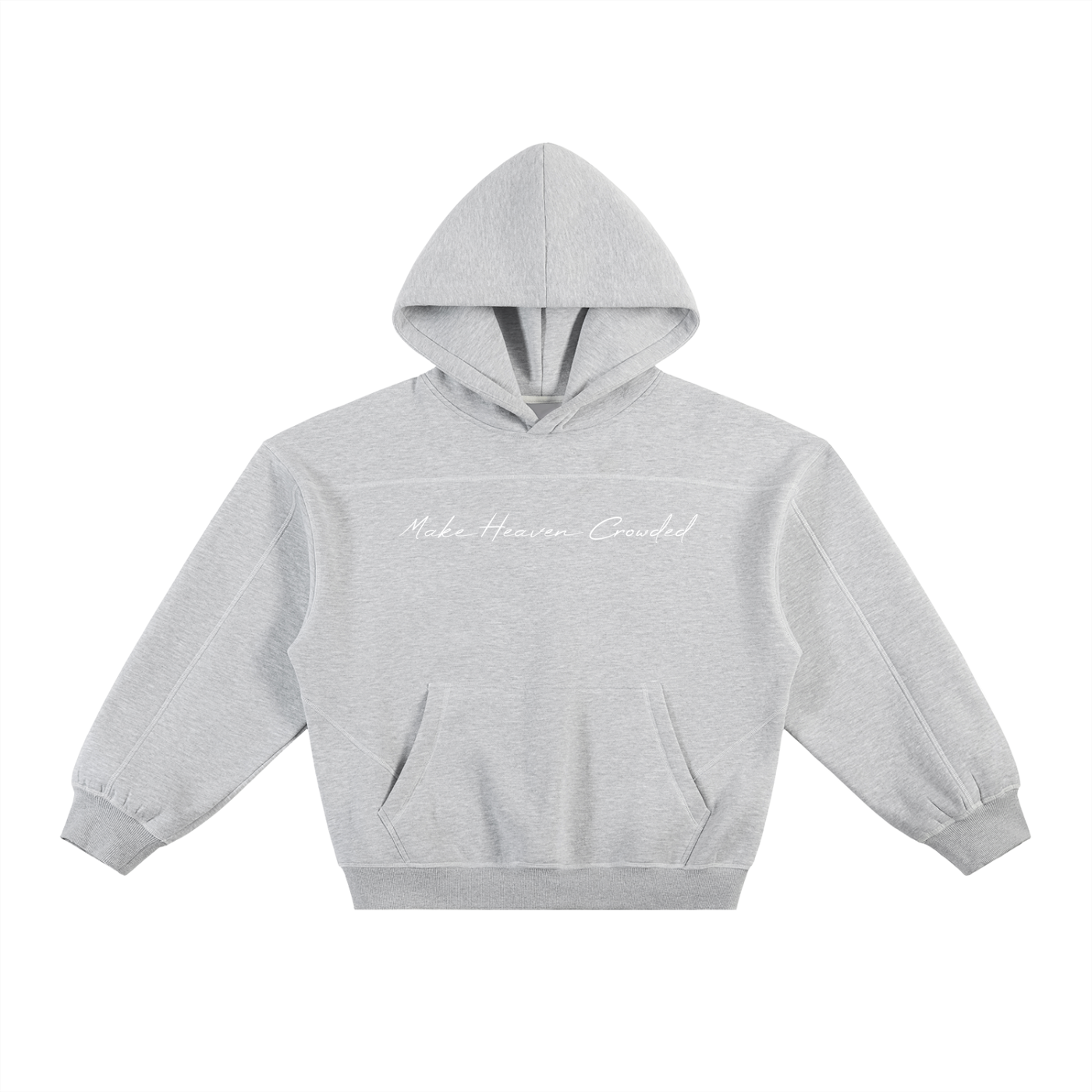 ASYOUARE. Contrast-Stitched Boxy Fleece Hoodie
