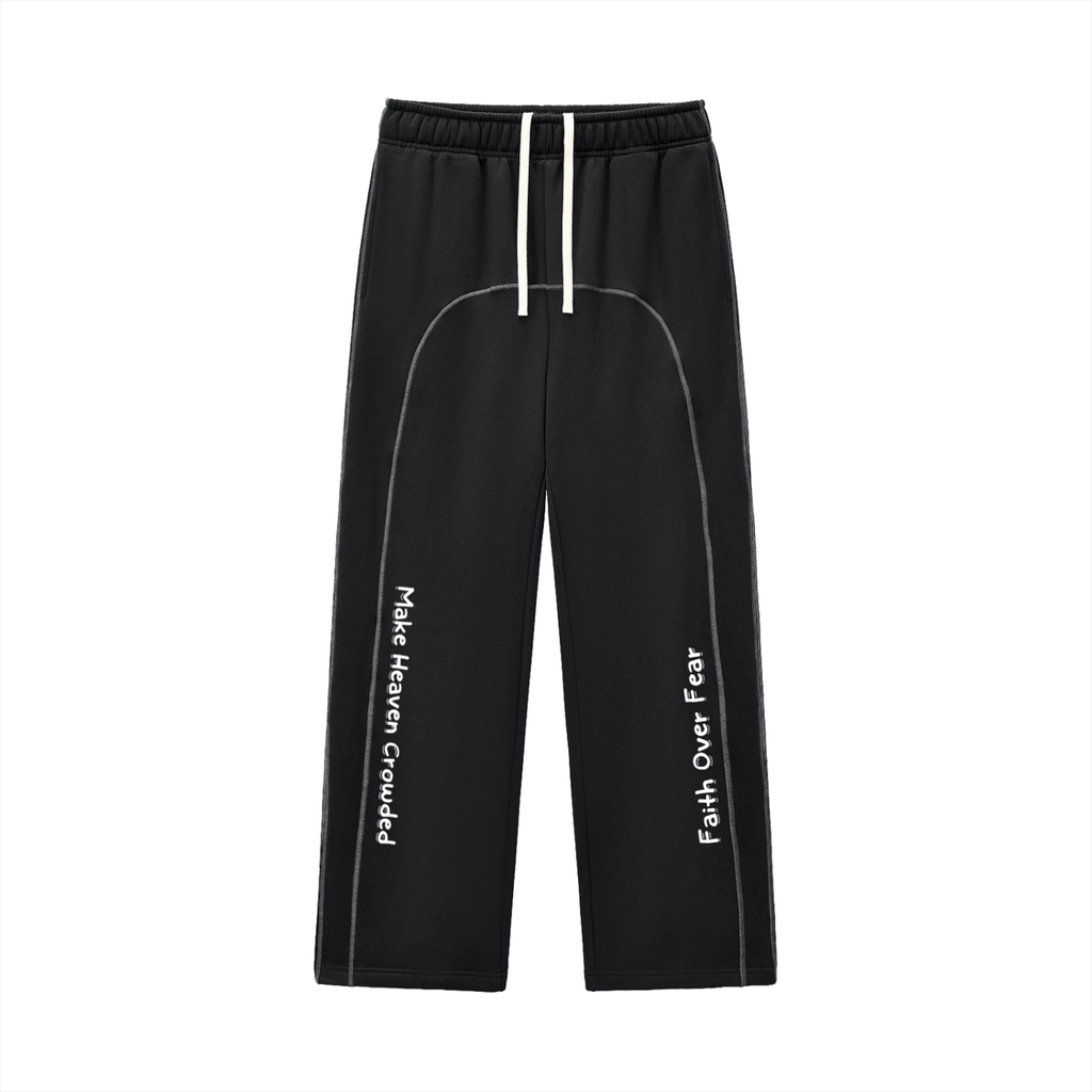 ASYOUARE. Contrast-Stitched Fleece Sweatpants