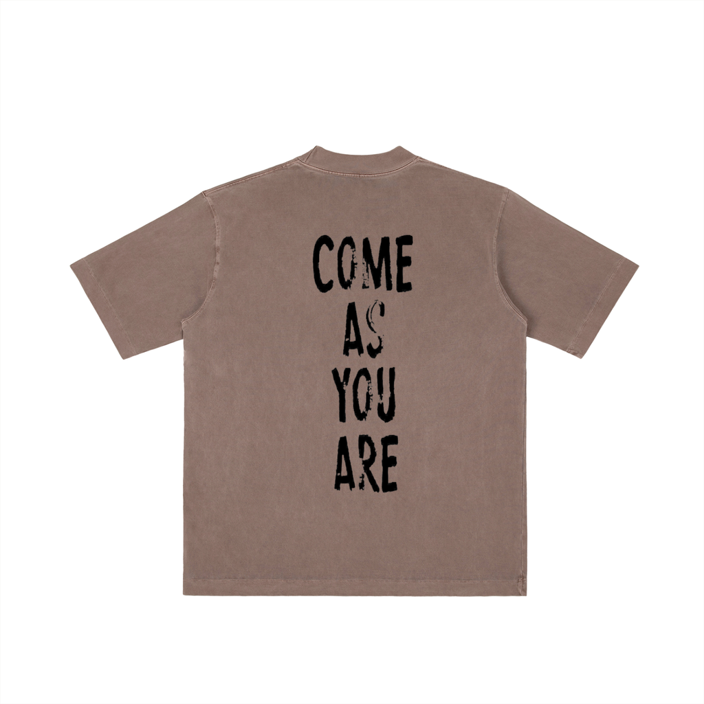 ASYOUARE. Wash Drop Shoulder T-shirt